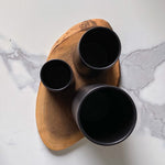 Load image into Gallery viewer, Angled Matte Black Vases
