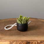 Load image into Gallery viewer, Matte Black Planter Ornaments
