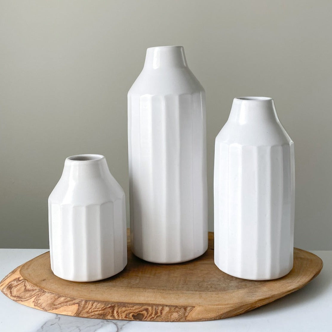 Peel-Carved Vases