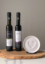 Load image into Gallery viewer, Oil &amp; Vinegar Dish Gift Set - Heart
