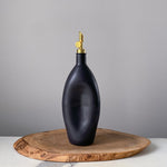 Load image into Gallery viewer, Pinched Black Oil Pourer
