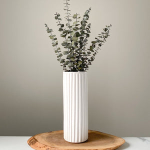 Carved Tube Vases