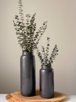 Load image into Gallery viewer, Rounded Matte Black Vases
